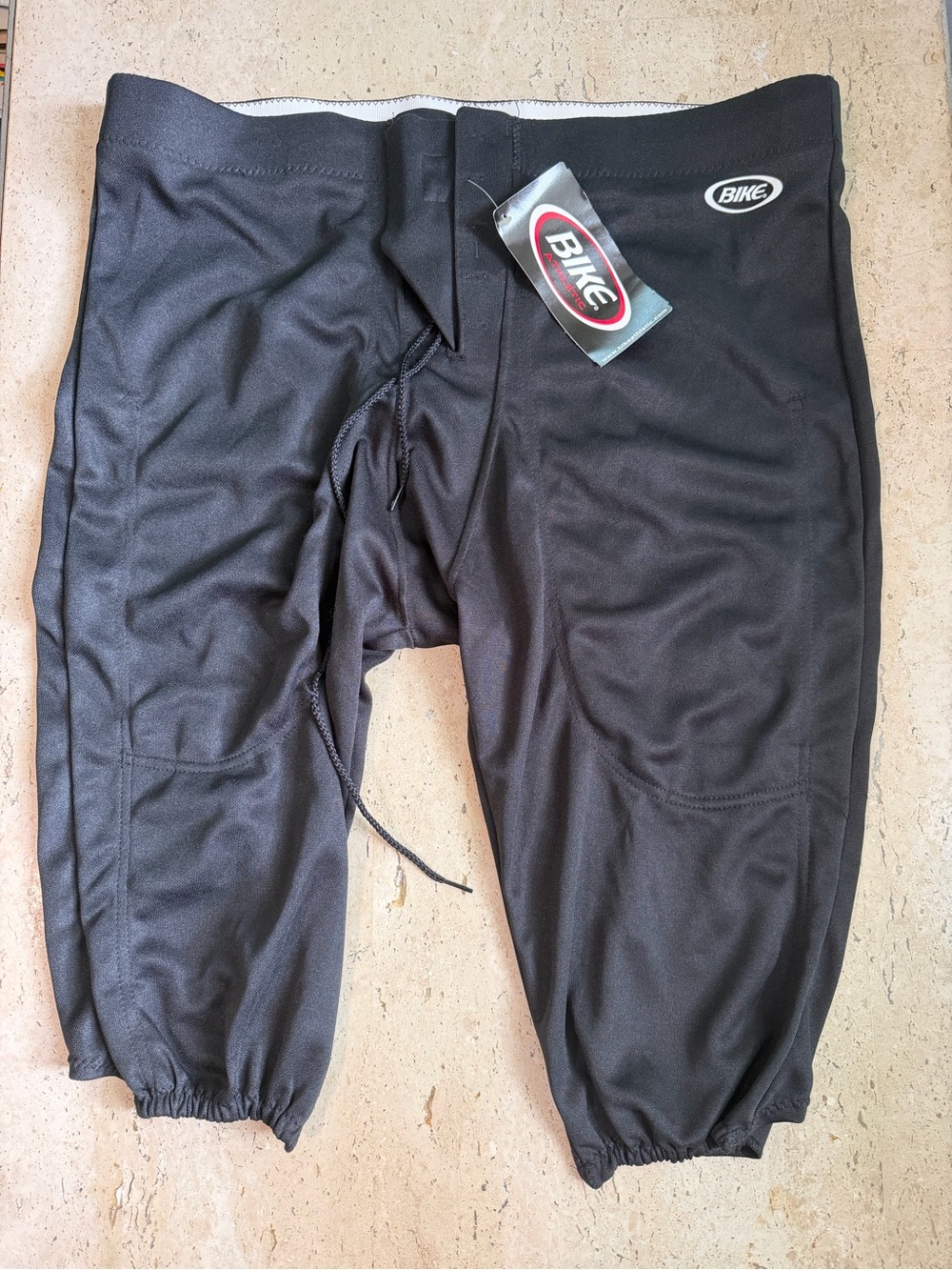 BIKE Vintage 2002 Men’s Laced Football Pants Black XXLarge